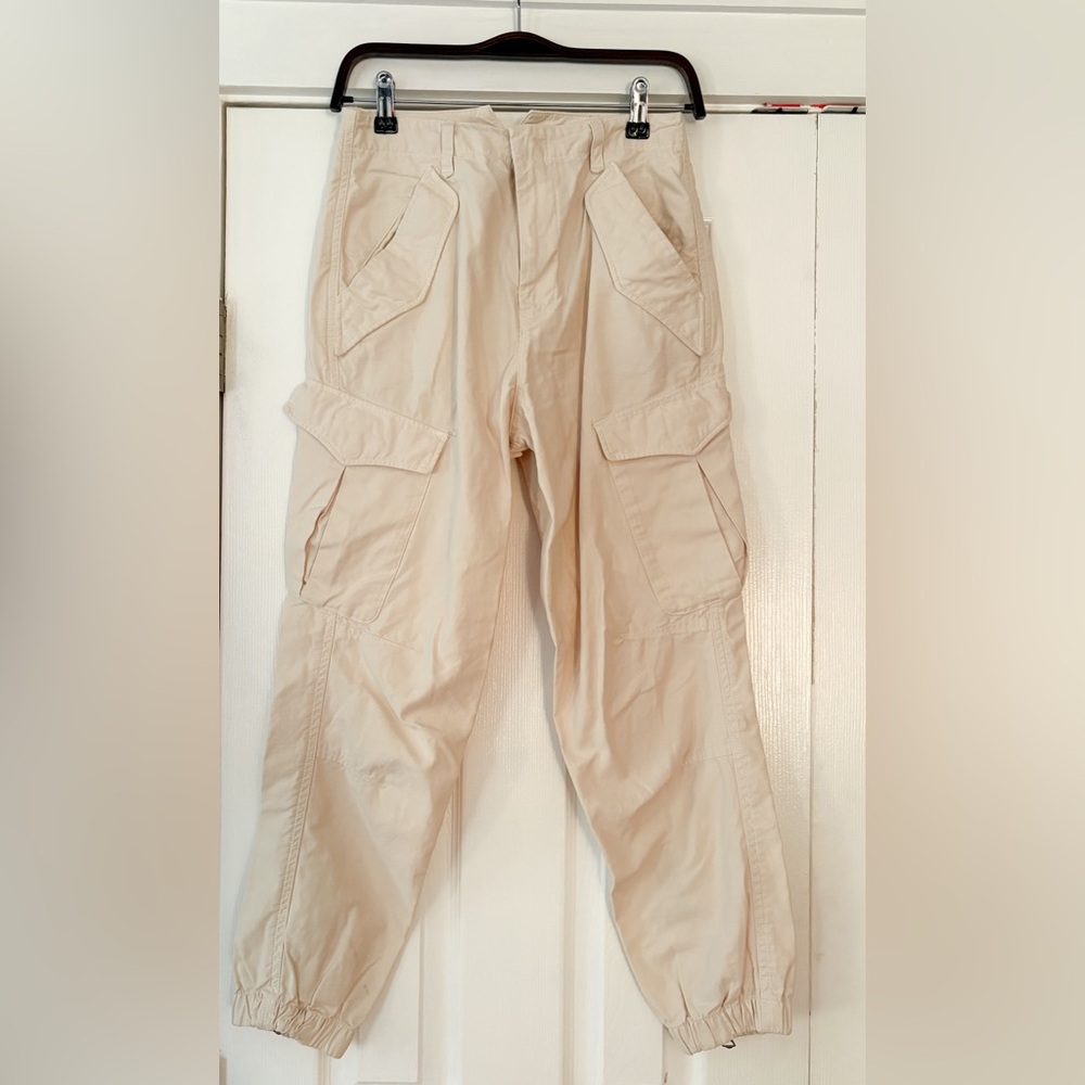 Rag &‎ Bone Light Beige Cargo Pants Size 25 EUC Unused